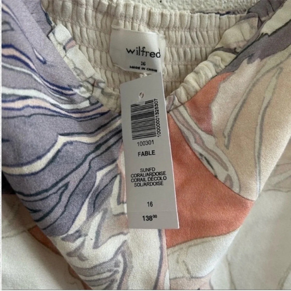 Aritzia Wilfred Fable Floral Mini Dress Rare Print NWT - Picture 5 of 6